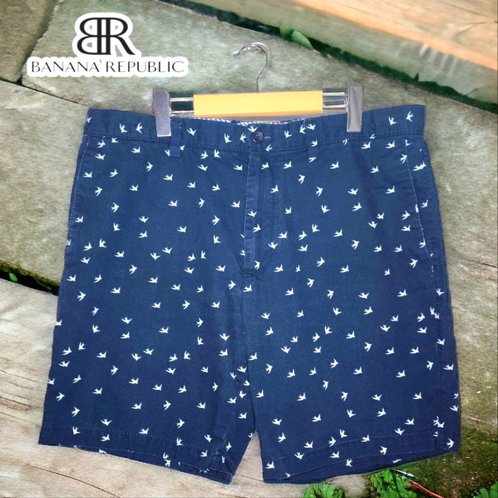 Banana Republic Navy Blue Men's Shorts
